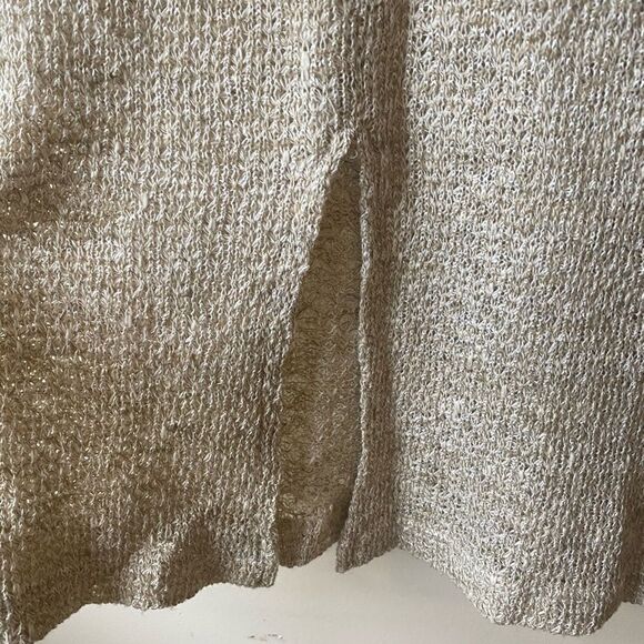 VTG 90s Open Knit Short Sleeve Mix Matched Buttons - Picture 7 of 9